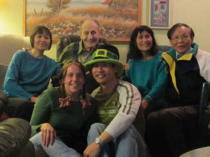 From left to right: Frank's wife Mila, Kelly, Frank, myself, my mom and my dad. From left to right: Frank's wife Mila, Kelly, Frank, myself, my mom and my dad.