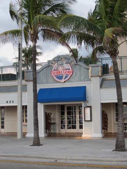 There's a Bubba Gump factory here, just like in Monterey, CA.