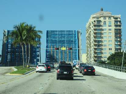 There are quite a few drawbridges in Fort Lauderdale due to the canals.