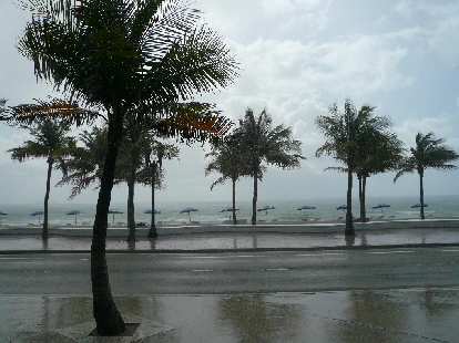 But as my luck would have it, the moment I stepped onto sand, it started pouring! But as my luck would have it, the moment I stepped onto sand, it started pouring!