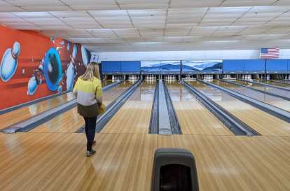 Andrea going bowling for the first time ever. This was at Chipper's Lanes Horsetooth. (07 Dec 2021) Andrea going bowling for the first time ever. This was at Chipper's Lanes Horsetooth.