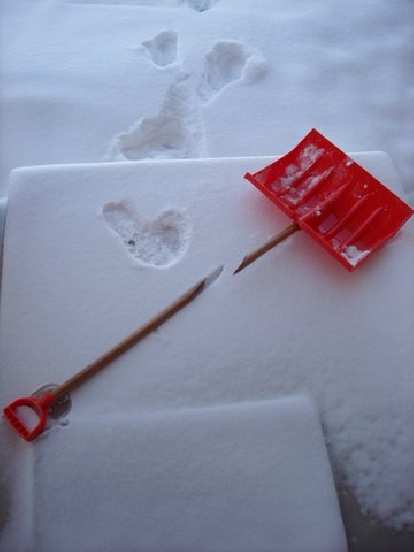 My new snow shovel had a six-year guarantee against breakage, but I broke it within two minutes!