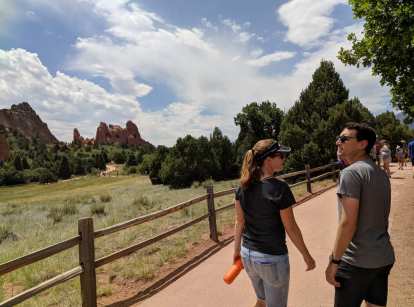 Carolyn and Jon at Garden of the Gods.