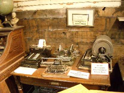 Collection of typewriters. Collection of typewriters.