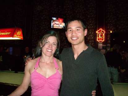 Felix Wong with his good friend Adrienne from Girls on Top.