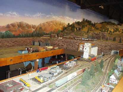 At the fairgounds was a very elaborate model train exhibit.
