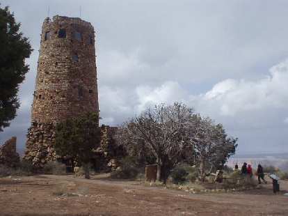 Watch tower at Desert View. Watch tower at Desert View.