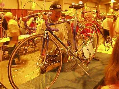 A vintage Cinelli 10-speed.