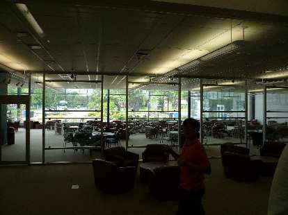 Inside the Library of Health Sciences.