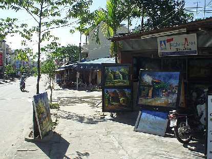 There were also a few artists studios in Hoi An.