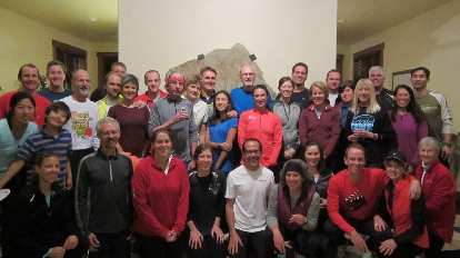 Fort Collins Running Club members who attended our annual Holiday Lights Run and Potluck.