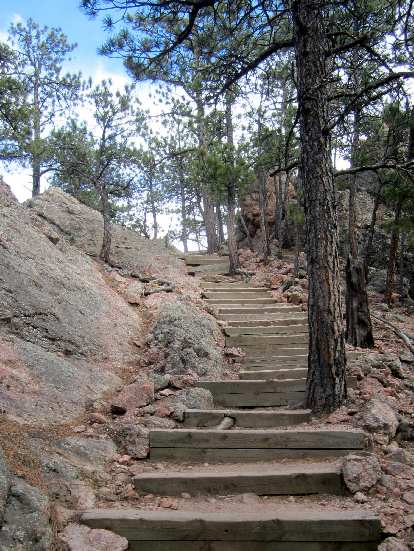 stairs on Horsetooth Rock Trail