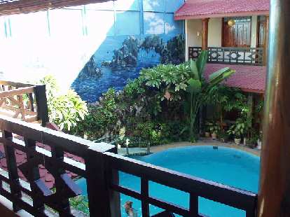 The nice indoor pool at Thinh Bin III was very welcome considering how hot Hoi An was. (06 Jul 2006) The nice indoor pool at Thinh Bin III was very welcome considering how hot Hoi An was.