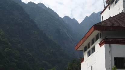 The Huangshan Mountains.