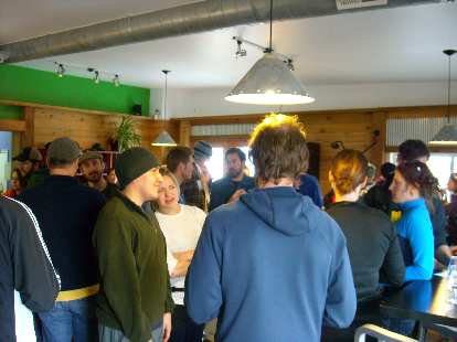 Funkwerks---in Fort Collins Brewery's old location---was packed. Funkwerks---in Fort Collins Brewery's old location---was packed.