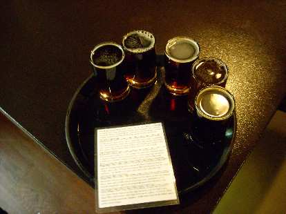 Taster tray in Equinox. Taster tray in Equinox.