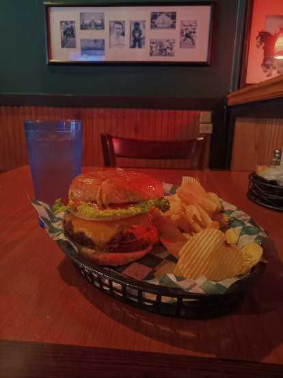 Photo: A Big Fat Patty burger inside Fat Patty's.
