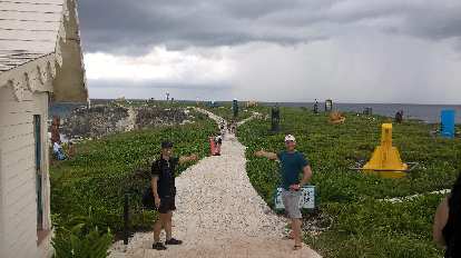 Felix Wong and Julian Ganton in front of the Mayan Ruins in Isla Mujeres. Felix Wong, Julian Ganton, Mayan Ruins, Isla Mujeres
