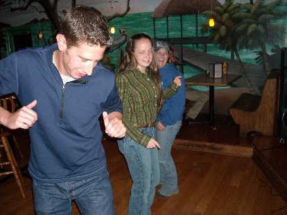 Jon and Ryan getting down.