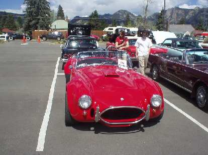 The Parade of Years Car Show in Estes Park was probably more for me, but it was on the way to the Rocky Mountain National Park and I think Kat and Guy enjoyed it too.