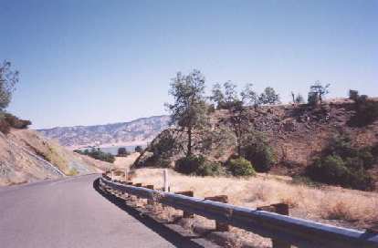Approaching Lake Berryessa. Approaching Lake Berryessa.