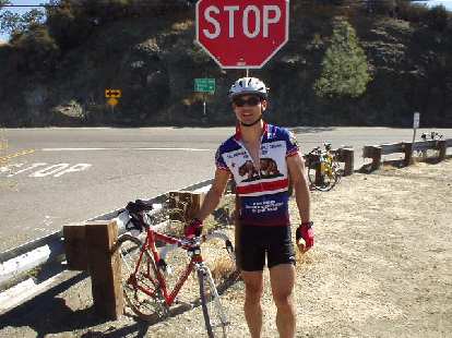 Mile 67, 10:32 a.m.: Felix Wong at Rest Stop #2, arriving 15 minutes earlier than last year despite starting 50 minutes later! Mile 67, 10:32 a.m.: Felix Wong at Rest Stop #2, arriving 15 minutes earlier than last year despite starting 50 minutes later!