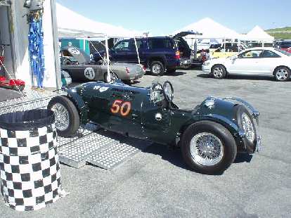 A British racing green MG R1, which was pretty dominating during the races later in the day. A British racing green MG R1, which was pretty dominating during the races later in the day.