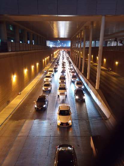 Bad traffic in Las Vegas. Bad traffic in Las Vegas.
