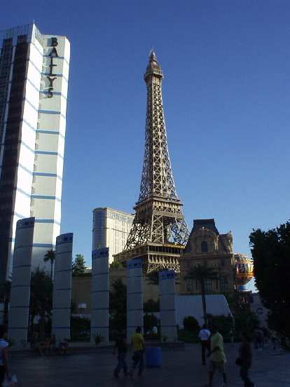 The Eiffel Tower was on top of a casino.  For shame!