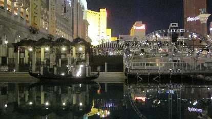 Gondolas and Canals outside the Venetian. (19 Nov 2013) Gondolas and Canals outside the Venetian.