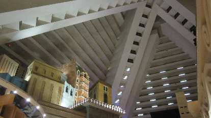 The ceiling inside the Luxor. The ceiling inside the Luxor.