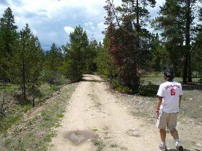 Going for a short hike with Nick.