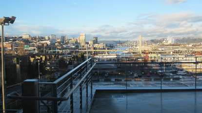Tacoma as viewed from the Lemay Museum. Tacoma as viewed from the Lemay Museum.