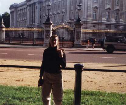 Carolyn at Buckingham Palace. (25 Sep 1999) Carolyn at Buckingham Palace.