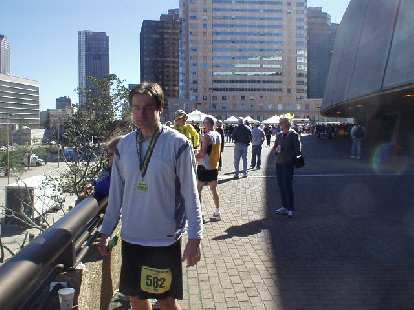 Photo: Craig did fantastic!  The day before he thought he'd have to wait until he turned 45 before he'd qualify for Boston, but he ended up doing so today at age 42 with a time of 3:20:08.  Congrats, Craig!