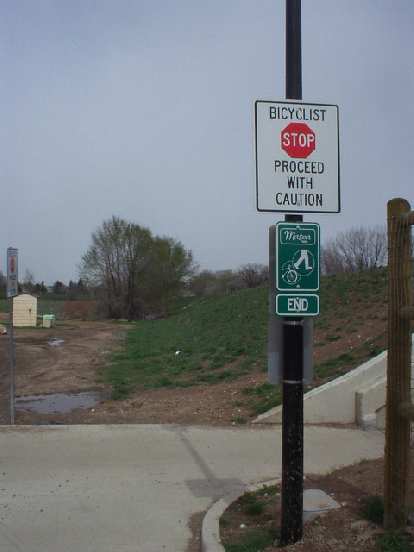 The Mason Trail currently stops at the Spring Creek Trail, but hopefully within the next couple of years it will go through Colorado State University, which is less than a mile north.