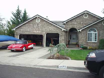 A nice home in east Medford with a vintage Vette in front. Photo: A nice home in east Medford with a vintage Vette in front.