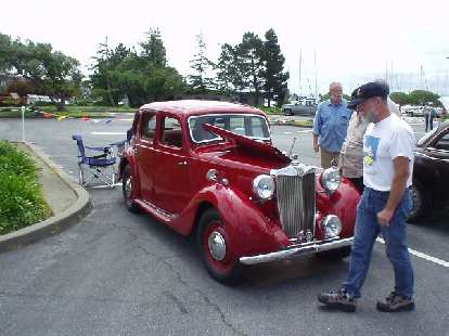 Bill Hiland brought a beautiful 1950 YA sedan to the show.. Bill Hiland brought a beautiful 1950 YA sedan to the show..
