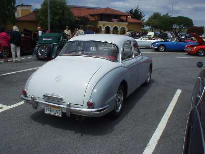 This is Mike Jacobsen's very nice 1958 ZB Var.  He also had his blue MGA roadster at the show.