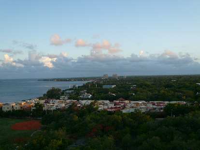 The view from Dan & Susan's room at the Sonesta in Coconut Grove.