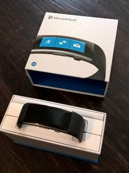 Packaging box for the Microsoft Band 2.