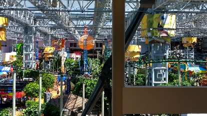 There is an amusement park inside the Mall of America. There is an amusement park inside the Mall of America.