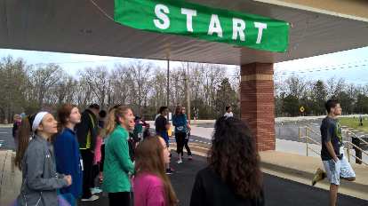 The start of the 2017 Mission Run in the Ozarks.