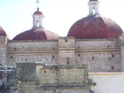 Intricate stone designs at the Church of San Pedro.