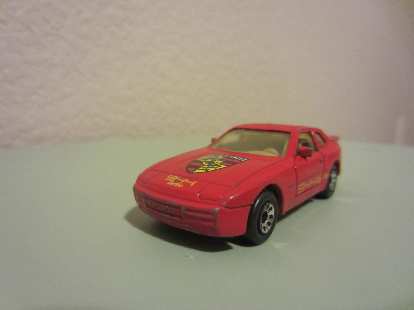 I bought this used Matchbox Porsche 944 Turbo on ebay for $2.48 + shipping.  I couldn't find one in white like the 944 Turbo I owned, but I solved that with white spray paint.