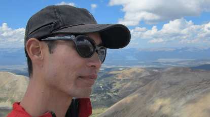 Felix Wong on the summit.