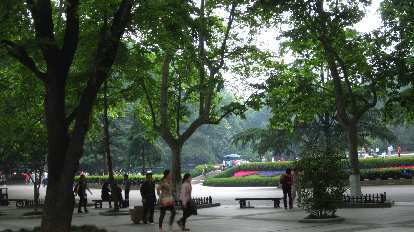 Landscaping at the Sun Yat Sen Mausoleum.