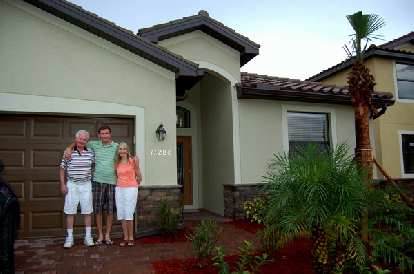 The Vails all settled into their brand spanking new home in Fort Meyers, Florida. (July 2012)