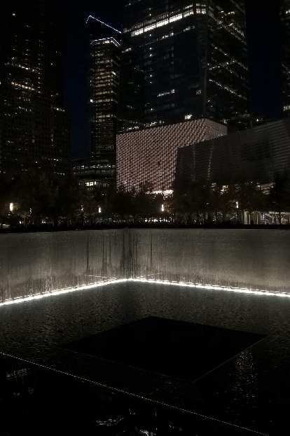 The 9/11 Memorial.