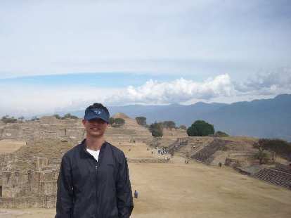 Felix Wong at Monte Alban.
